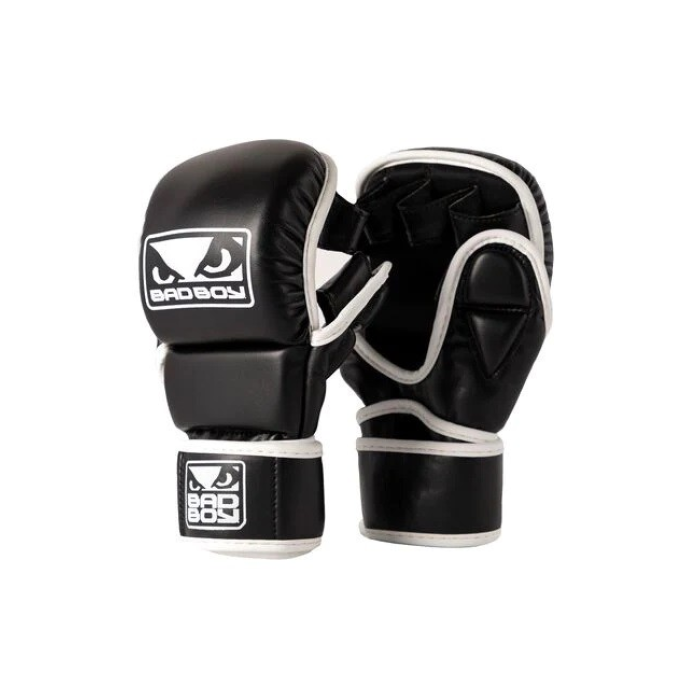 ММА Ръкавици - Bad Boy - Padded Sparring MMA Gloves - Black/White